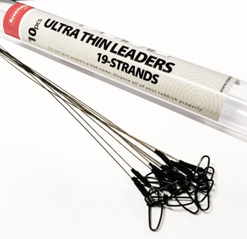 Rozemeijer Ultra Thin Leaders 19 Strand 30lb 30cm 10stuks