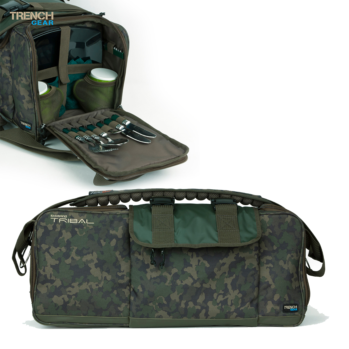 Shimano Trench Deluxe Food Bag Incl. Aero Qvr Advanced Strap Nipro