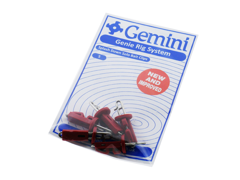 Gemini Splash Down Solo Bait Clips Qty5 Nipro Hengelsport