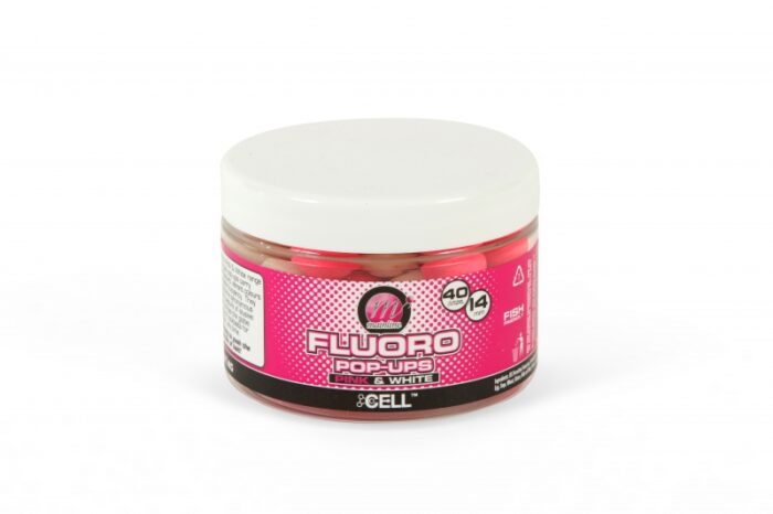 Mainline Fluoro Pop-ups Pink&White Cell 14mm