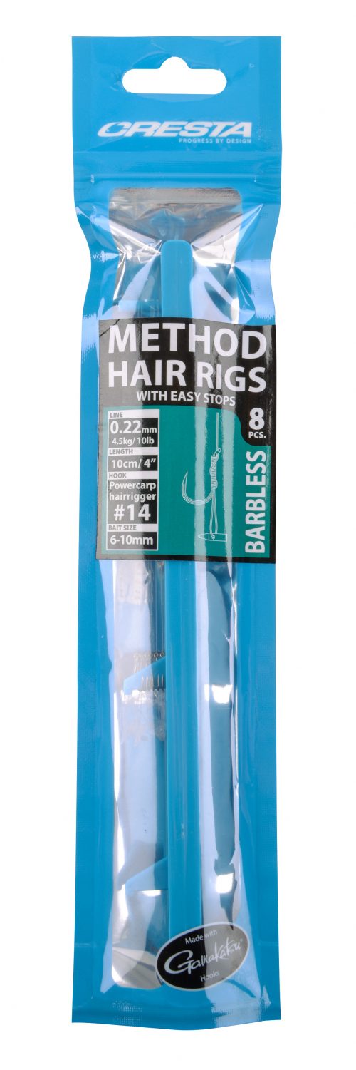 Cresta Method Hair Rigs With Easy Stops Barbless