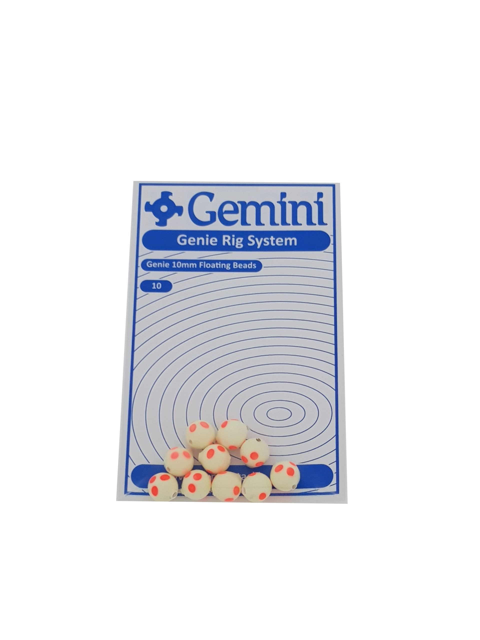 Gemini Floating Beads Glow in the Dark Qty10 Nipro Hengelsport