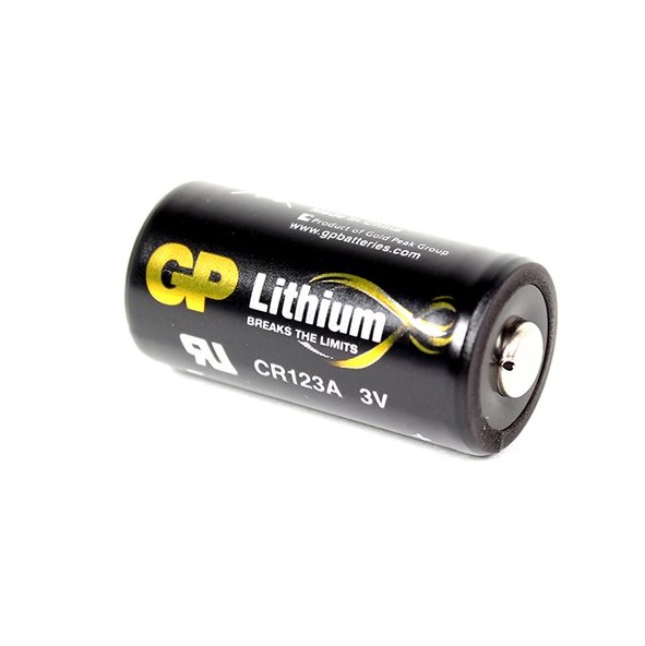 GP Lithium Battery 3V CR123A Nipro Hengelsport