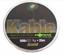 Korda Kable Leadcore Gravel 25m