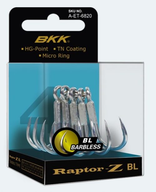 BKK Raptor-Z Treble Hook Barbless