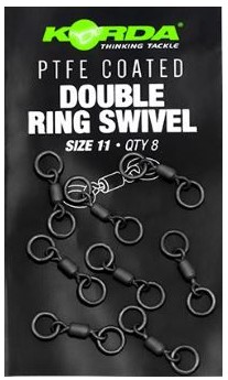 Korda PTFE Double Ring Swivel 8pcs