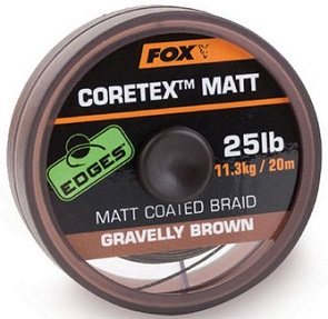 Fox Edges Coretex Matt Gravelly Brown 25lb 20m