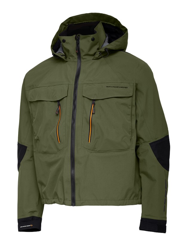 Savage Gear Wading Jacket Olive Green Nipro Hengelsport