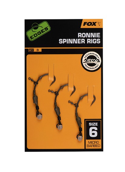 Fox Edges Ronnie Spinner Rigs 3pcs