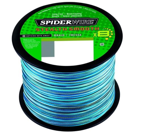 Spiderwire Stealth Smooth Braid 8 2000m Blue Camo